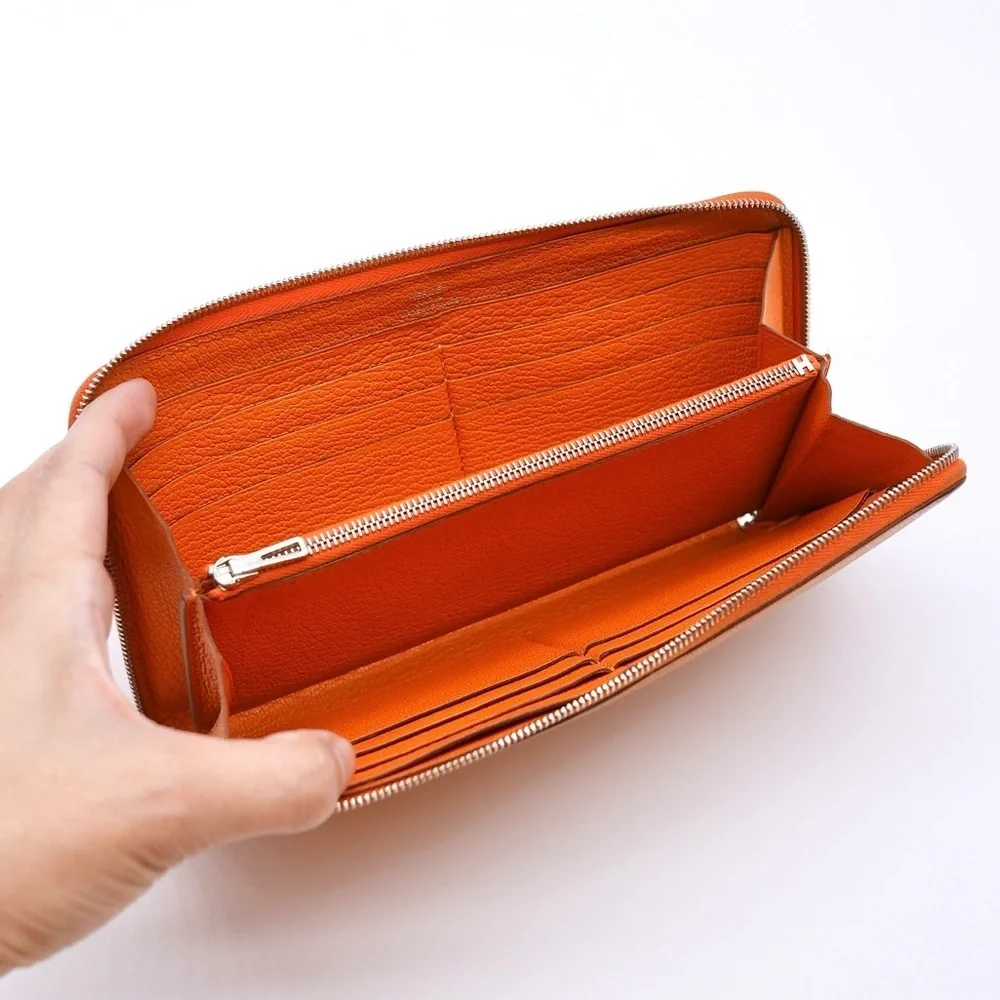 🍓HERMES Azap All Leather Wallet